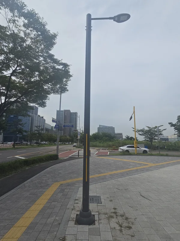 가로등 교체 완료